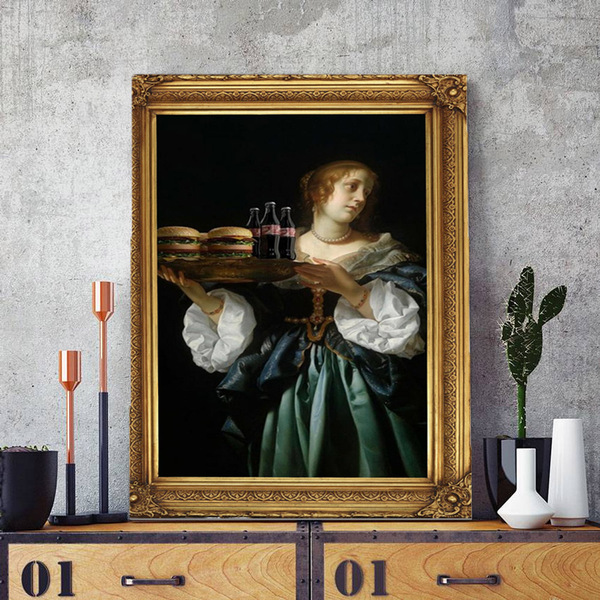 Quadro Decorativo Pintura Famosa M4