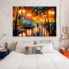 Quadro Decorativo Pintura Leonid Afremov Praça
