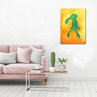 Quadro Decorativo Pintura Lula Molusco Bob Esponja