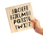 Quadro Decorativo Pinus Alfabeto Quarto Infantil Crianças Sala