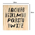 Quadro Decorativo Pinus Alfabeto Quarto Infantil Crianças Sala