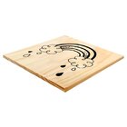 Quadro Decorativo Pinus Arco Íris Quarto Infantil Crianças De