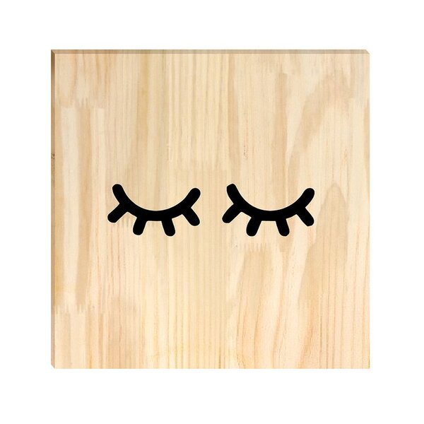 Quadro Decorativo Pinus Cílios Sala Quarto Feminino Mulher