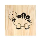 Quadro Decorativo Pinus Dinossauro Animais Infantil Crianças