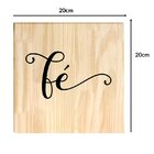 Quadro Decorativo Pinus Fé Paz Quarto Casal Lar Família Amor