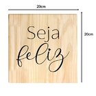 Quadro Decorativo Pinus Frase Motivação Delicado Quarto Sala