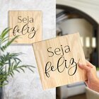 Quadro Decorativo Pinus Frase Motivação Delicado Quarto Sala