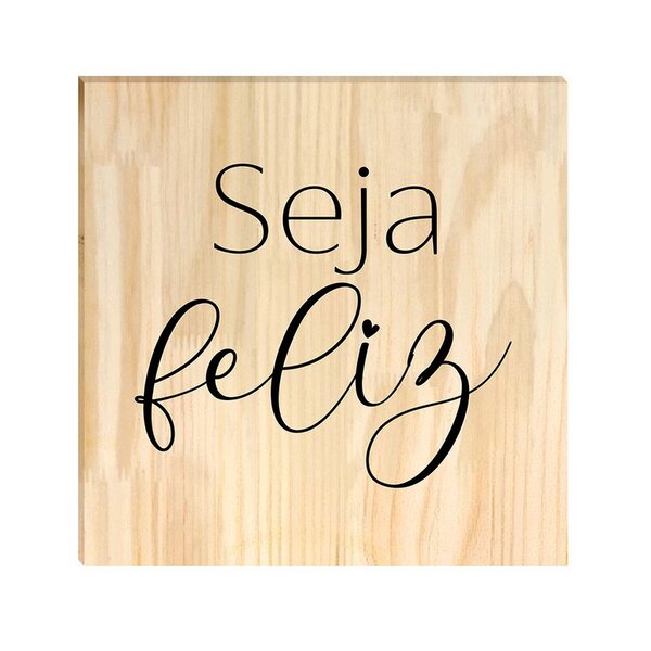 Quadro Decorativo Pinus Frase Motivação Delicado Quarto Sala