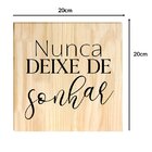 Quadro Decorativo Pinus Frases Motivacionais Fé Quarto Sala