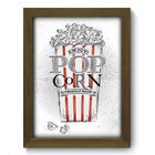 Quadro Decorativo - Pipoca - 19cm X 25cm - 031qdhm