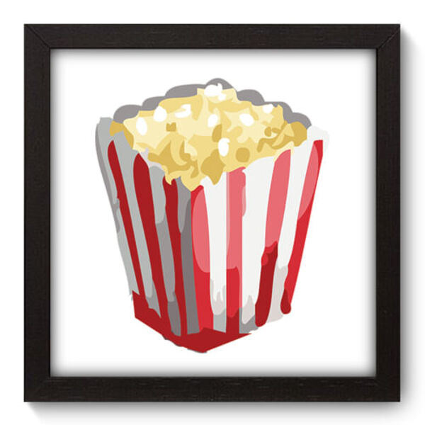 Quadro Decorativo - Pipoca - 22cm X 22cm - 017qdhp