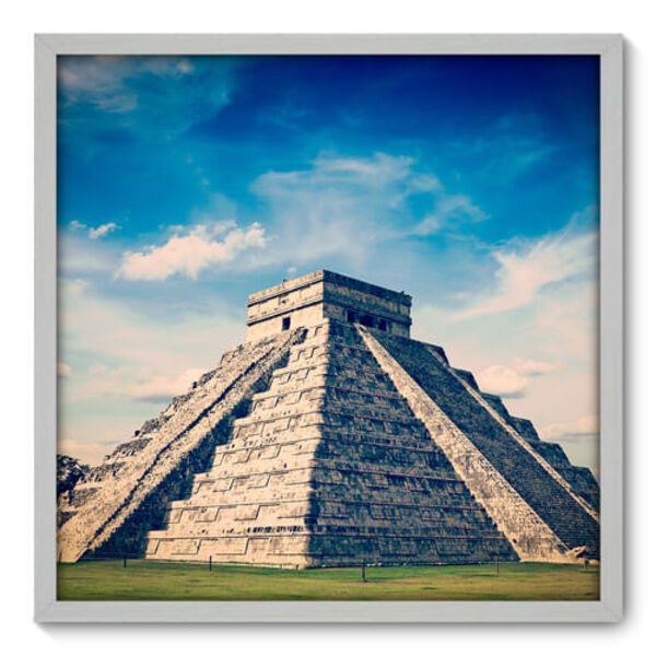 Quadro Decorativo - Pirâmide - 70cm X 70cm - 031qnmdb