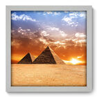 Quadro Decorativo - Pirâmides - 33cm X 33cm - 025qnmbb