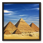 Quadro Decorativo - Pirâmides - 70cm X 70cm - 028qnmdp