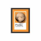 Quadro Decorativo Planeta Anão Plutão