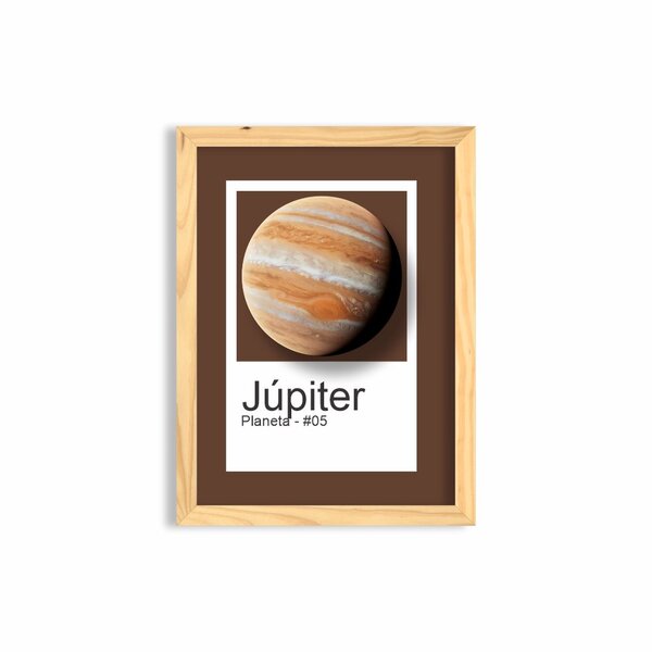 Quadro Decorativo Planeta Júpiter