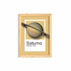 Quadro Decorativo Planeta Saturno