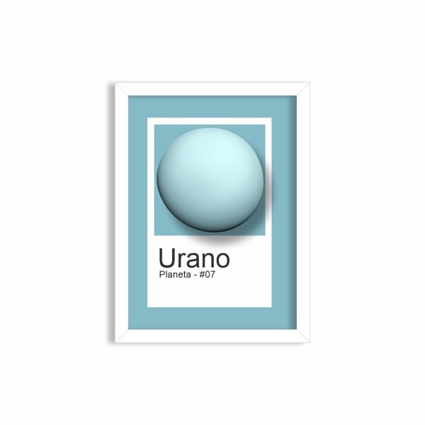Quadro Decorativo Planeta Urano