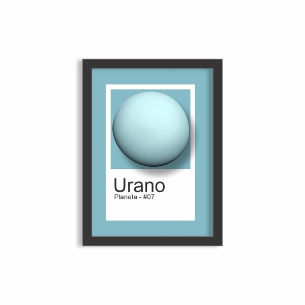 Quadro Decorativo Planeta Urano
