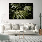 Quadro Decorativo Planta Costela De Adão Moderno Com Moldura