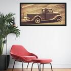 Quadro Decorativo Plasbil Grande Caminhão Sépia Qdg026