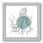 Quadro Decorativo - Polvo - 22cm X 22cm - 033qdsb