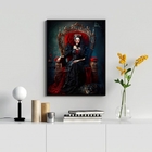 Quadro Decorativo Pomba Gira Rainha 33x24cm - Com Vidro Moldu