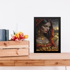 Quadro Decorativo Pombagira Das 7 Chaves 45x34cm Moldura Bran