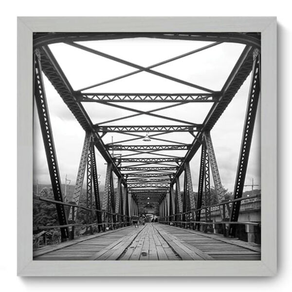 Quadro Decorativo - Ponte - 33cm X 33cm - 162qdpb