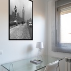 Quadro Decorativo Ponte Vedra Espanha  - 70x50cm Moldura Bran