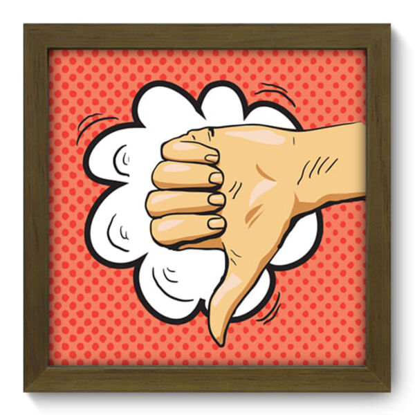 Quadro Decorativo - Pop Art - 22cm X 22cm - 162qdvm