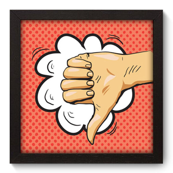 Quadro Decorativo - Pop Art - 22cm X 22cm - 162qdvp