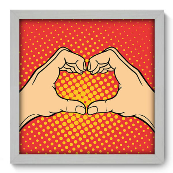 Quadro Decorativo - Pop Art - 33cm X 33cm - 175qdvb