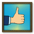 Quadro Decorativo - Pop Art - 33cm X 33cm - 176qdvm