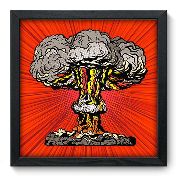 Quadro Decorativo - Pop Art - 33cm X 33cm - 424qddp