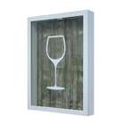 Quadro Decorativo Porta Rolhas Taça Branco