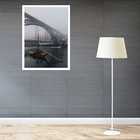 Quadro Decorativo Porto Portugal Barco Amarelo  - 70x50cm Mol