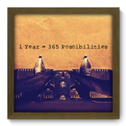 Quadro Decorativo - Possibilidades - 33cm X 33cm - 054qdrm