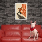 Quadro Decorativo Poster Homem Correndo Vintage 24x18cm - Com