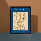 Quadro Decorativo Poster Picasso Ceramics 45x34cm - Com Vidro