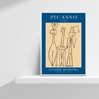 Quadro Decorativo Poster Picasso Ceramics 45x34cm - Com Vidro