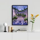 Quadro Decorativo Poster Tokyo 33x24cm - Com Vidro Moldura:ma
