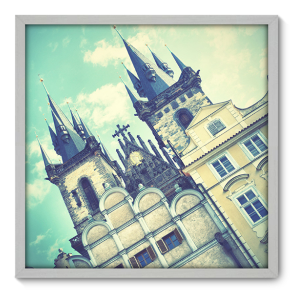 Quadro Decorativo Praga 70cm X 70cm 097qnmdb Leroy Merlin