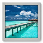 Quadro Decorativo - Praia - 22cm X 22cm - 082qnpab