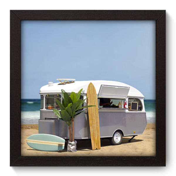 Quadro Decorativo - Praia - 22cm X 22cm - 147qnpap