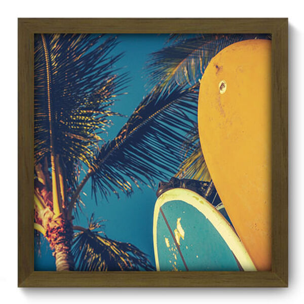 Quadro Decorativo - Praia - 33cm X 33cm - 051qdpm