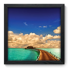 Quadro Decorativo - Praia - 33cm X 33cm - 058qdpp