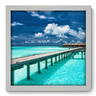 Quadro Decorativo - Praia - 33cm X 33cm - 082qnpbb