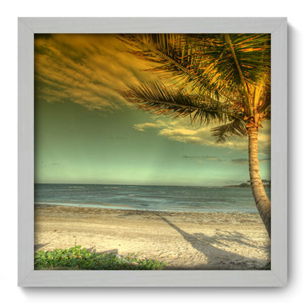 Quadro Decorativo - Praia - 33cm X 33cm - 092qnpbb