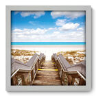 Quadro Decorativo - Praia - 33cm X 33cm - 145qdpb